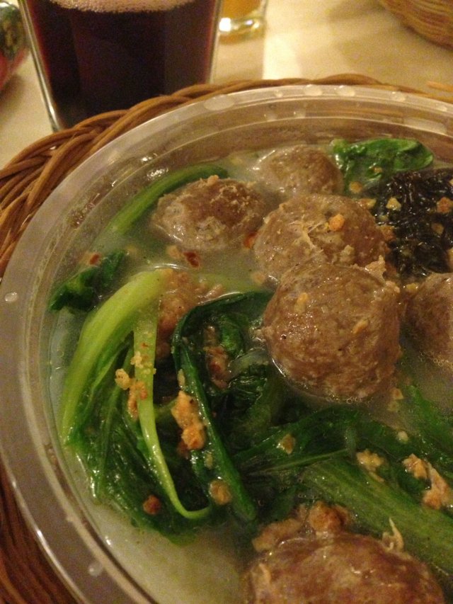 紫菜牛筋丸米線