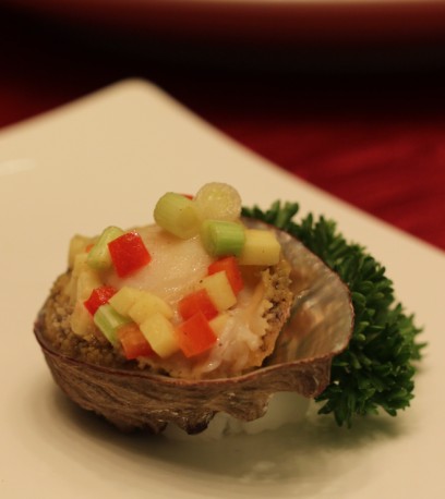 陈皮海盐蒸鲍鱼