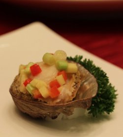 陈皮海盐蒸鲍鱼