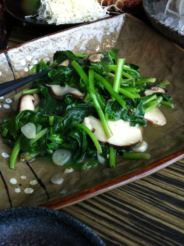 清炒菠菜