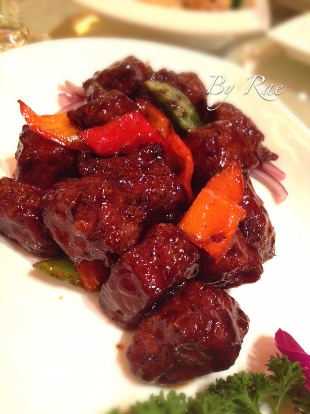 黑椒牛肉粒