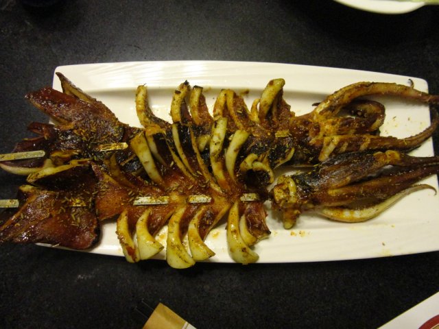 烤鱿鱼
