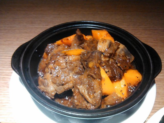 木瓜焖牛仔骨