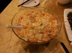 咸蛋豆花