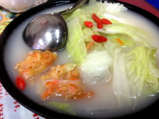 炸丸子汤