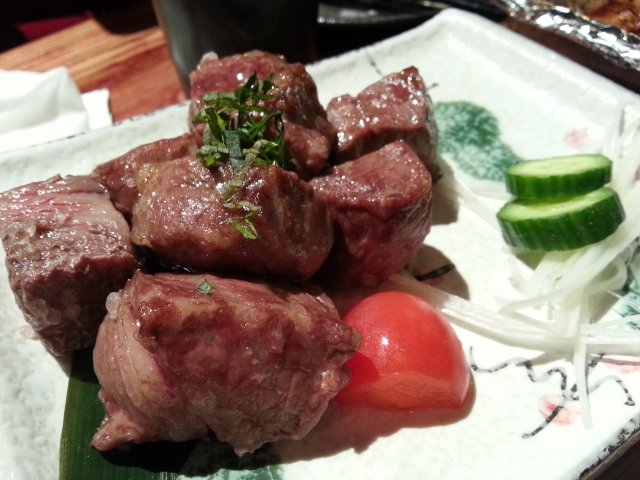 咸烤雪花牛肉粒
