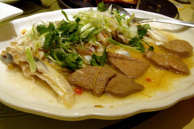 清蒸鱼头&黄沙膶