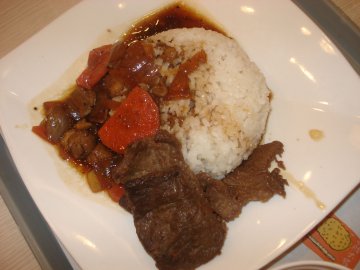 黑椒牛小排饭