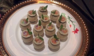 三文鱼沙拉酥