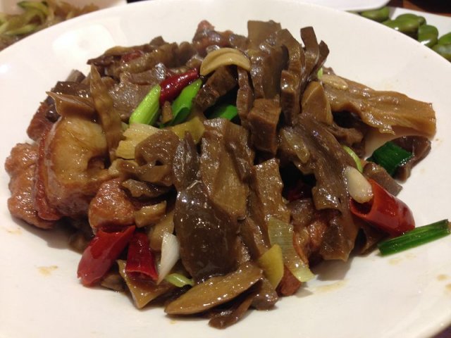 干笋烧肉