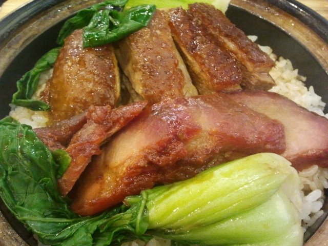 叉烧拼烧鹅饭