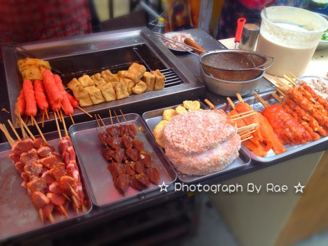 香酥鸡摊