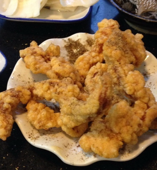 现炸酥肉