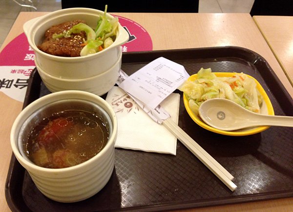 滑鸡老鸭汤套餐