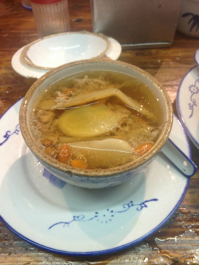 花旗参炖竹丝鸡