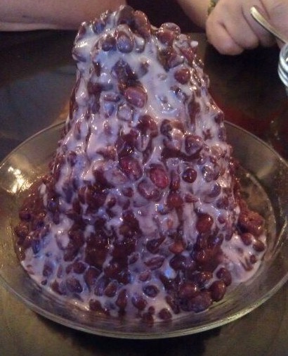 红豆牛奶冰沙
