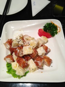 菠萝油条虾