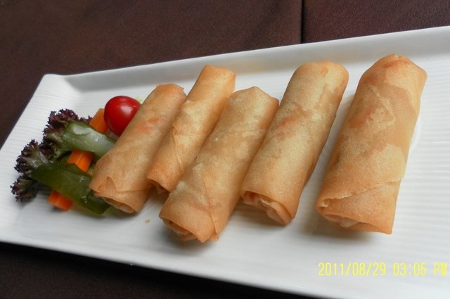 鲜蔬春卷