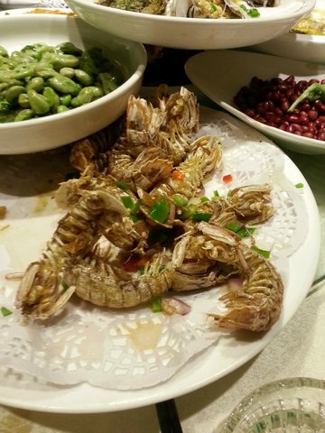 椒盐濑尿虾