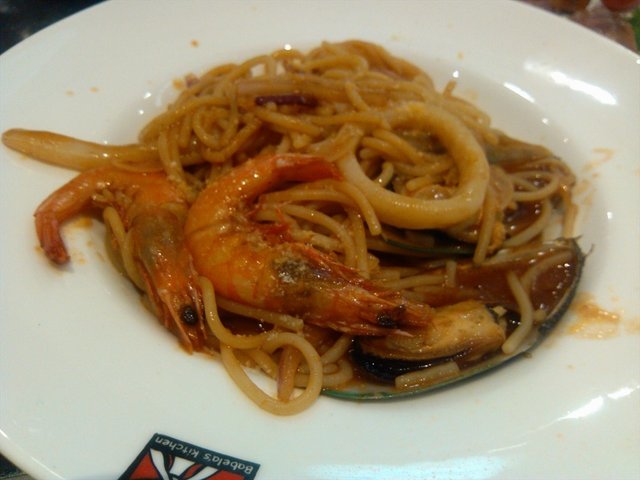 BBQ海鲜意面