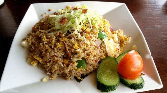 马来鸡球炒饭