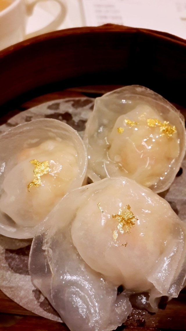 金箔虾饺