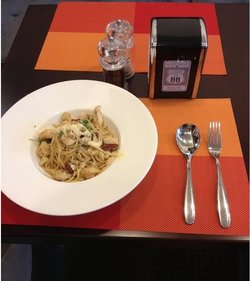 香蒜辣椒鸡肉起司意面
