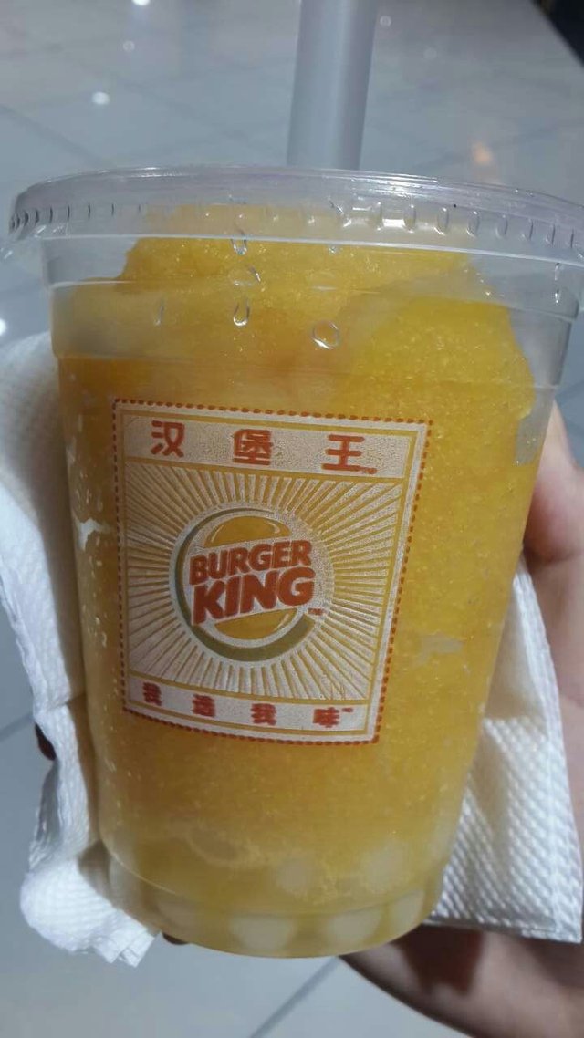 爆爆珠芒果冻饮