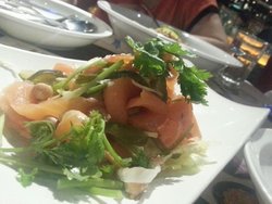 烟三文鱼沙拉
