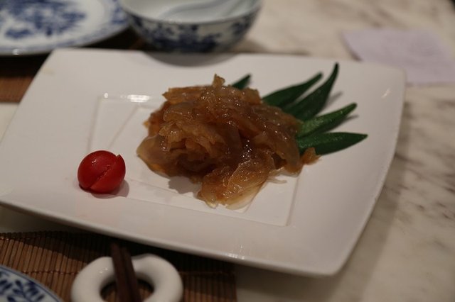 黄秋葵拌海蜇