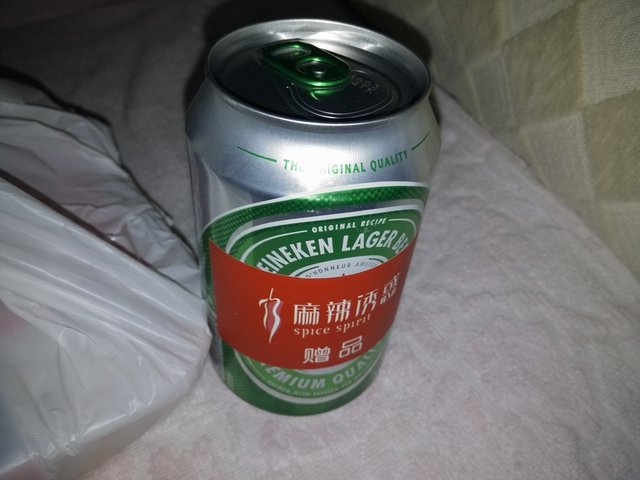 顺便另外赠送的啤酒