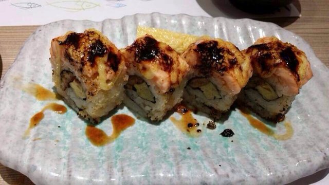 焦糖三文鱼寿司
