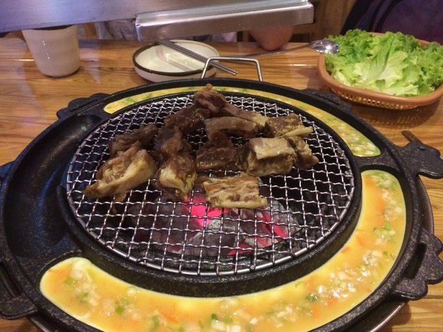 烤肉的炉子