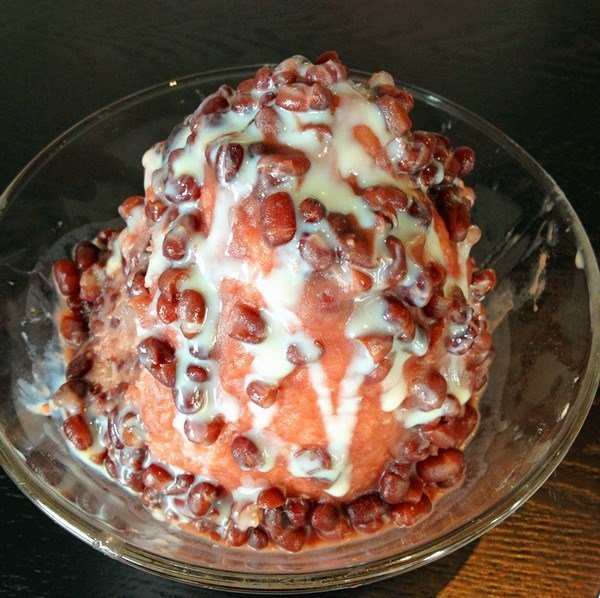 红豆布丁雪花冰