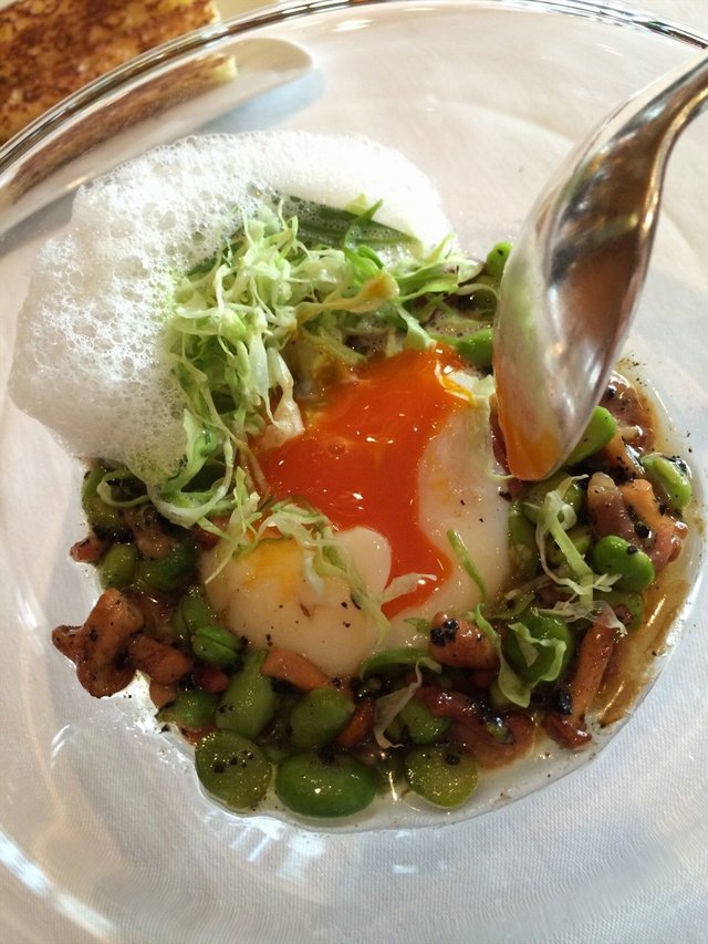 青豆培根温泉蛋