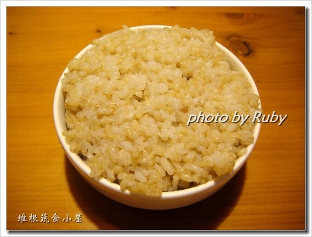 有机糙米饭
