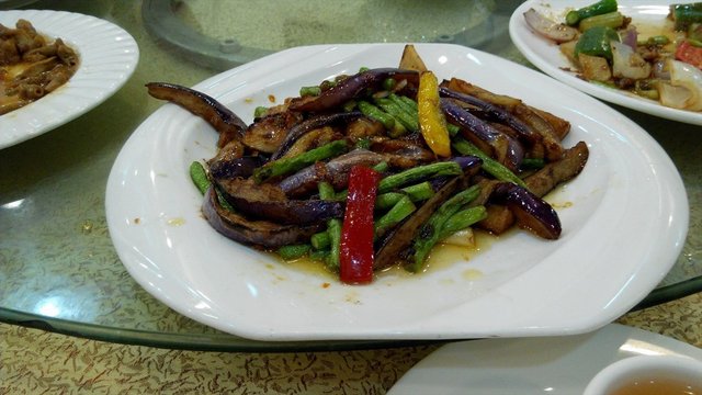 茄子炒豆角