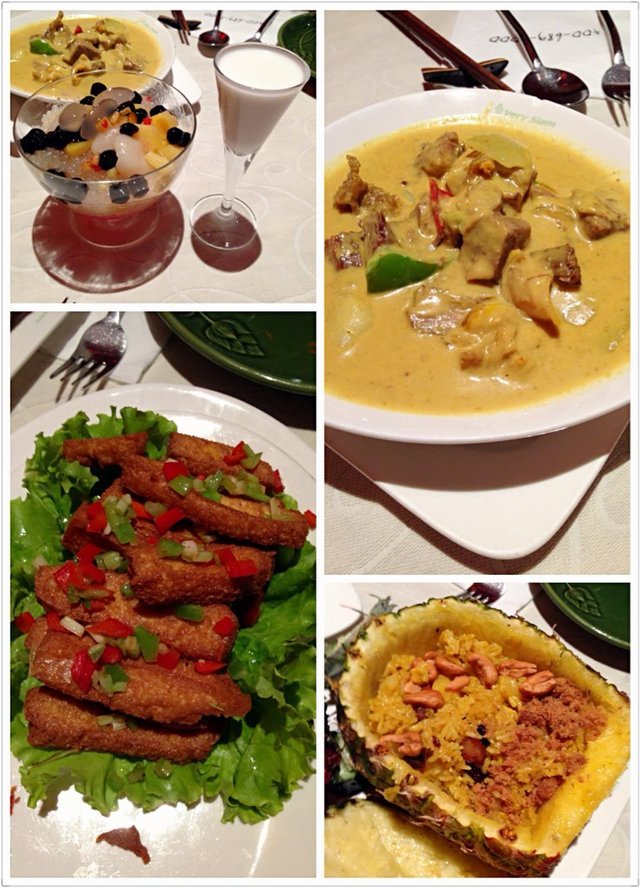 咖喱鸡，菠萝饭
