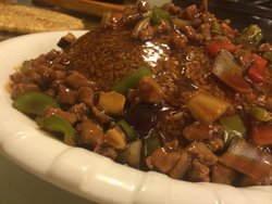 锅巴黑椒牛肉