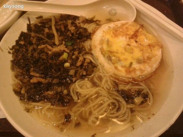 雪菜肉丝面