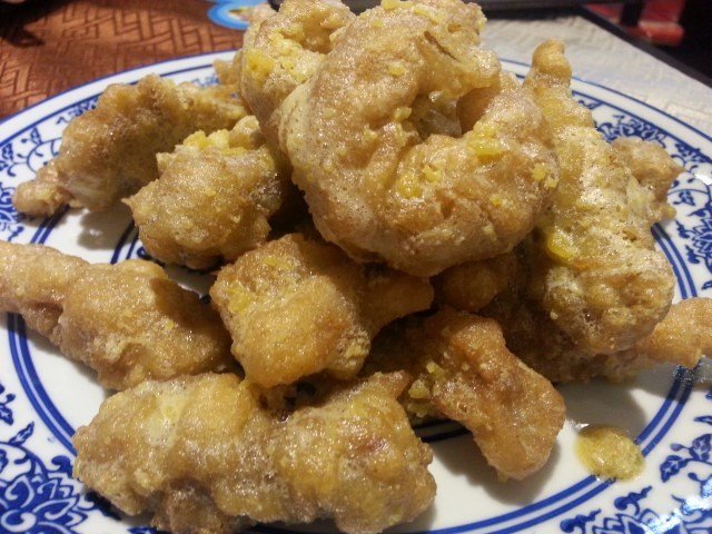 咸蛋黄排条