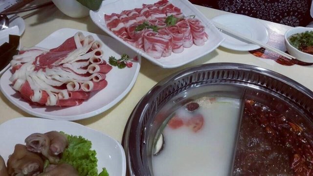 锅底，钻石牛肉卷