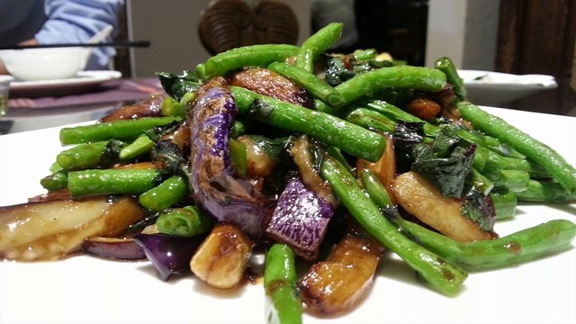紫苏豆角茄子