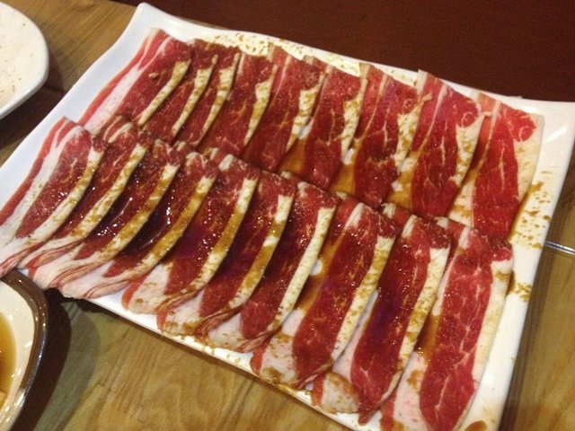 调味牛五花