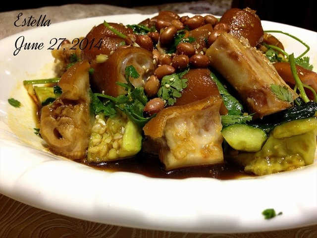 爽脆青瓜捞拆骨猪手