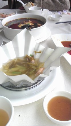 白灼虾，水波蛋