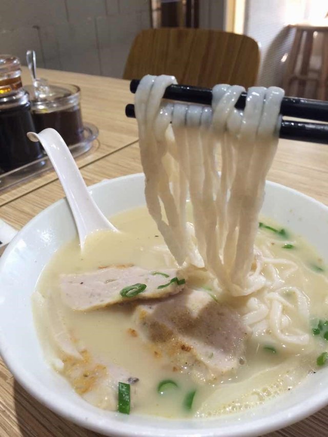 面条很爽口