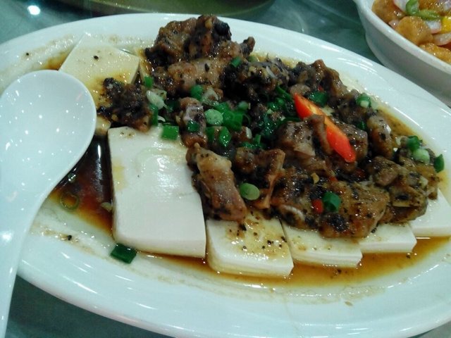 豉汁排骨蒸豆腐