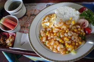 鲍汁虾仁饭