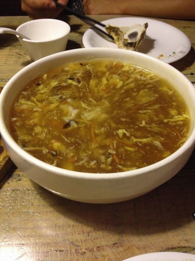 好大的一盆，两人直接喝不完的节奏。